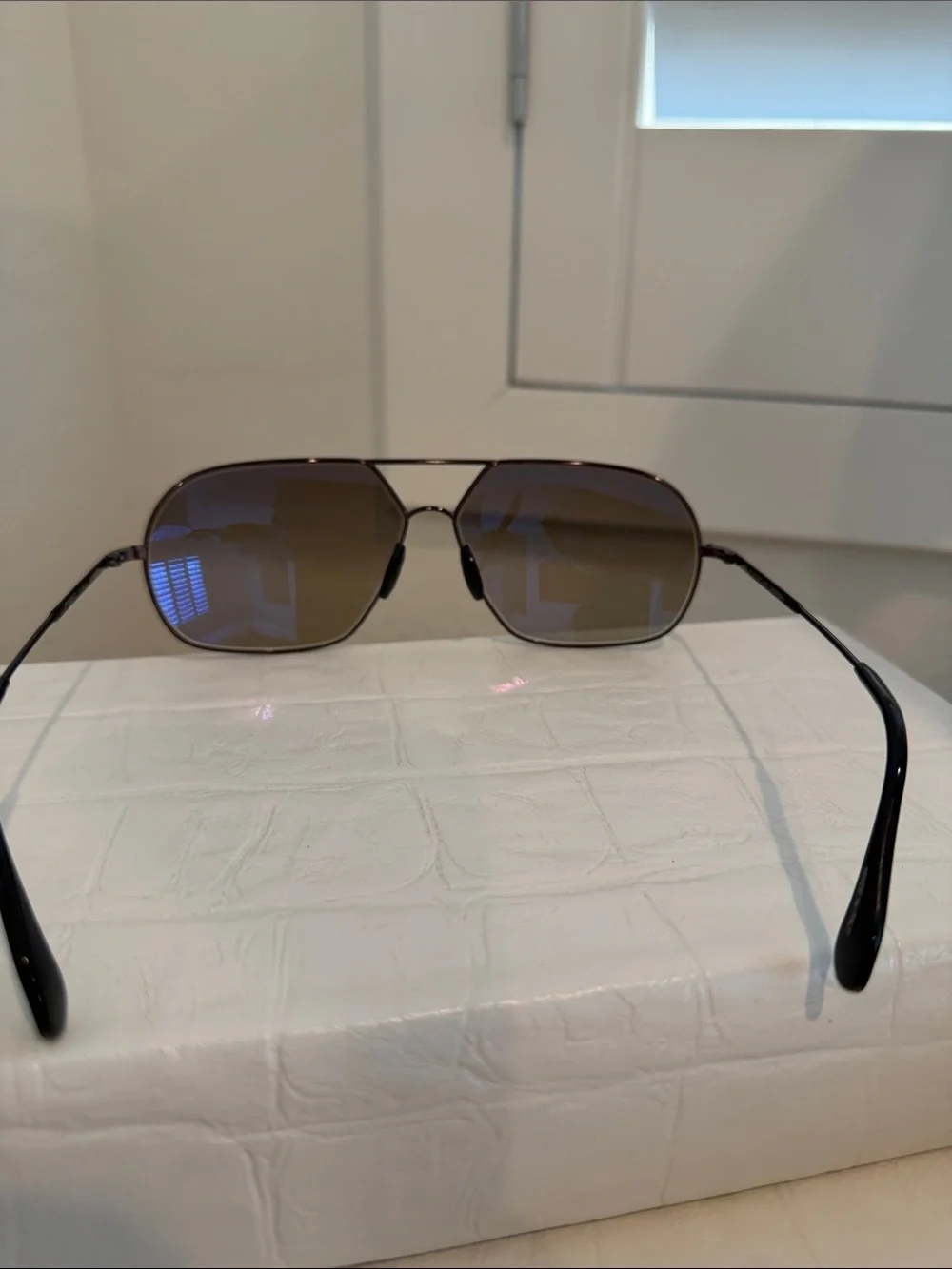 Porsche Design P8511 Aviator Sunglasses Sepia Brown w/Brown Gradient  Mirror